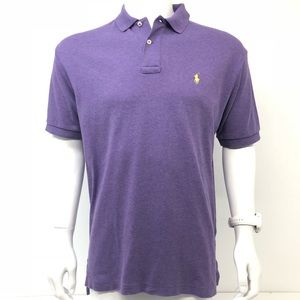 🔴Polo Ralph Lauren Men’s Purple Yellow Shirt